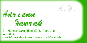 adrienn hamrak business card